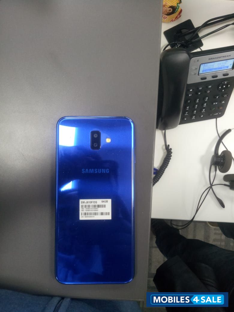 Blue Samsung J-series J7 plus