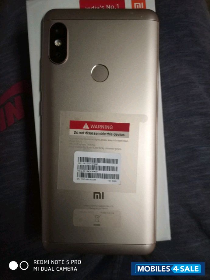 Rose Gold Redmi  Note 5pro