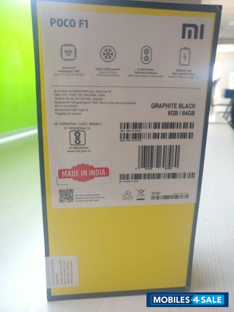 Graphite Black Xiaomi  Poco F1