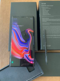 Black Samsung  Brand New Galaxy Note 9 with S-Pen (Midnight Black, 128 GB)