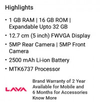 Lava  Z60 black