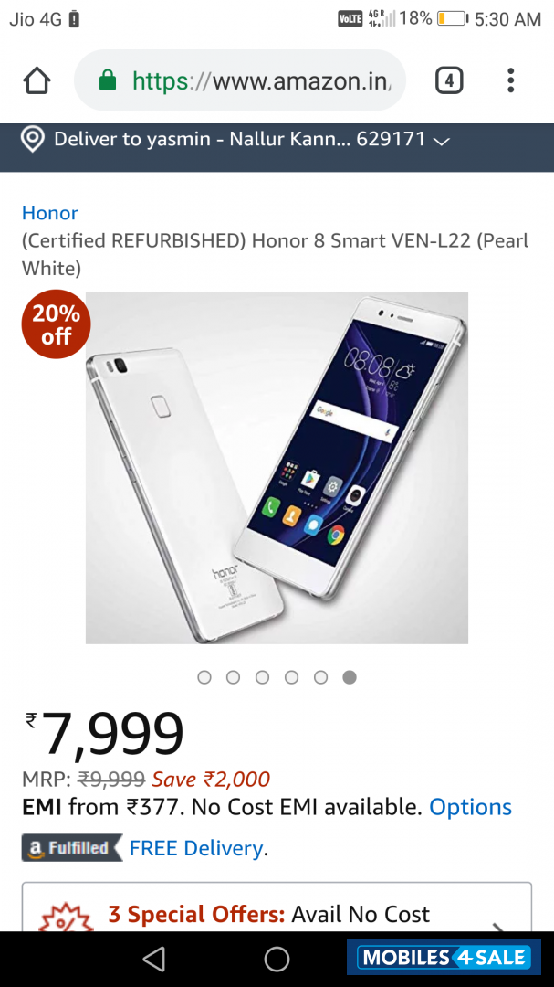 Huawei  Honor8smart