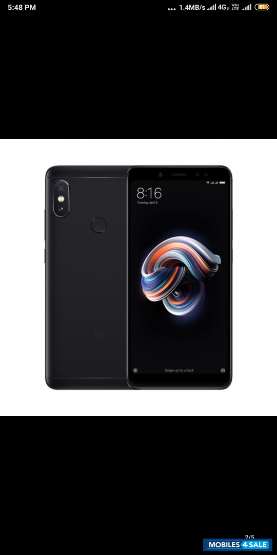 Black Xiaomi  Redmi note 5pro