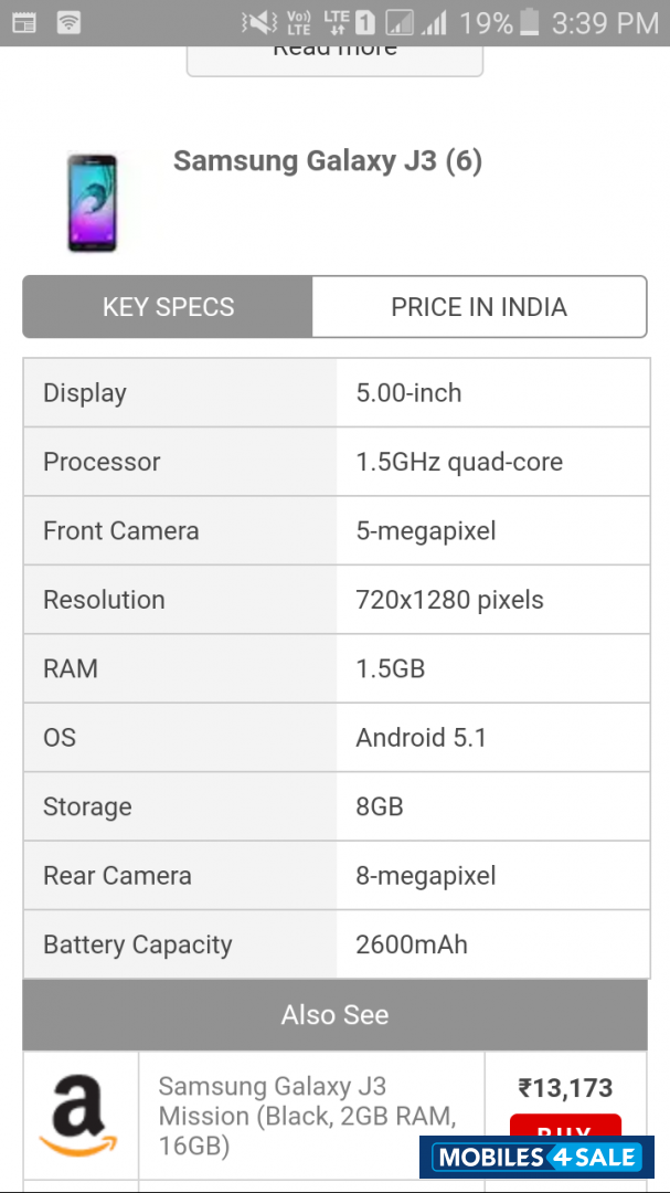 Samsung  Galaxy j3