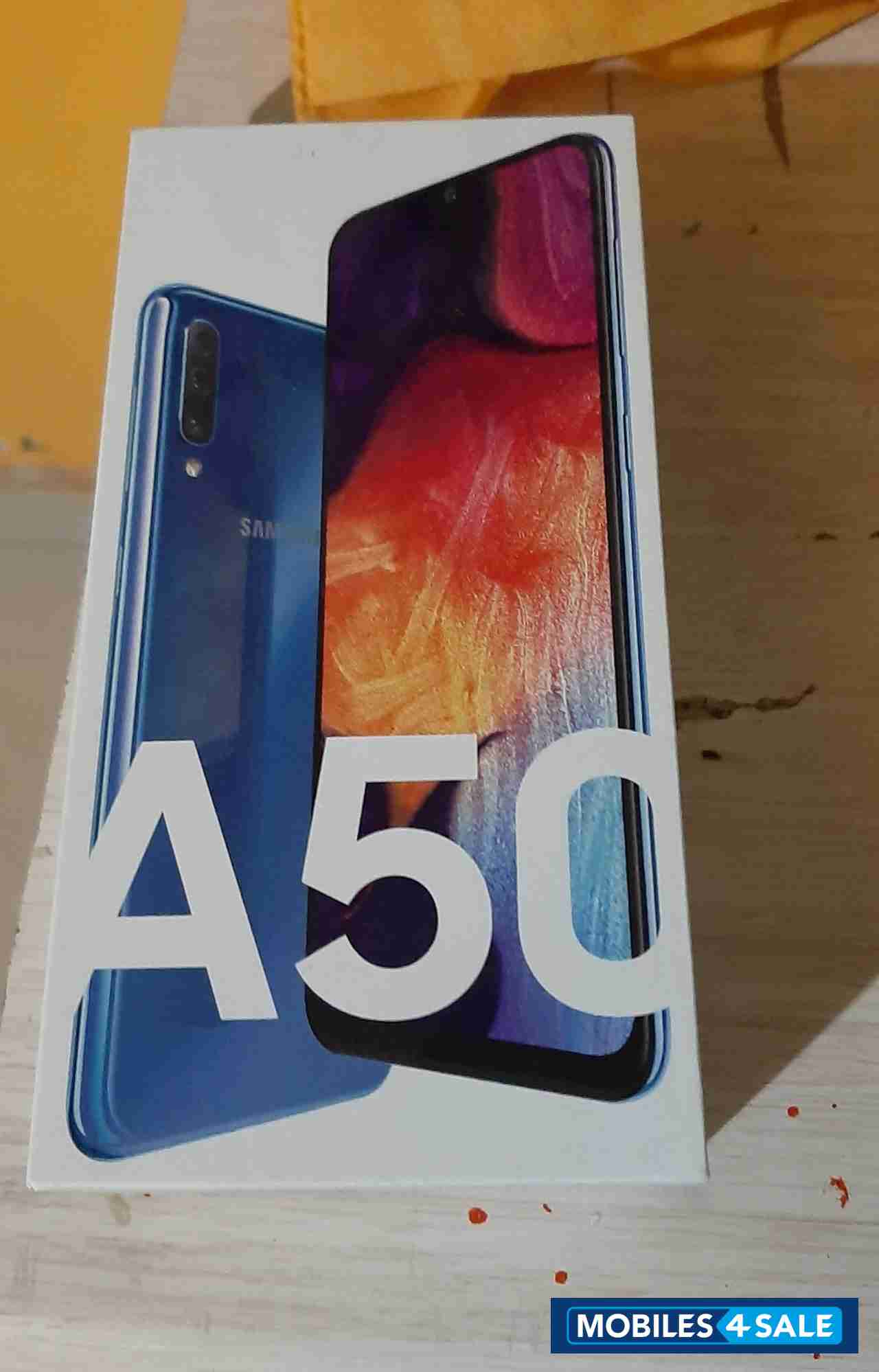 Blue Samsung  galaxy a50