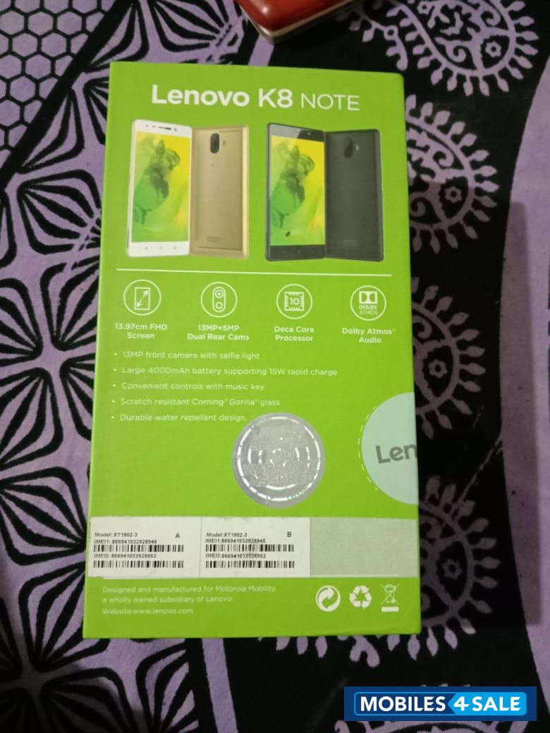 Lenovo  K8 note