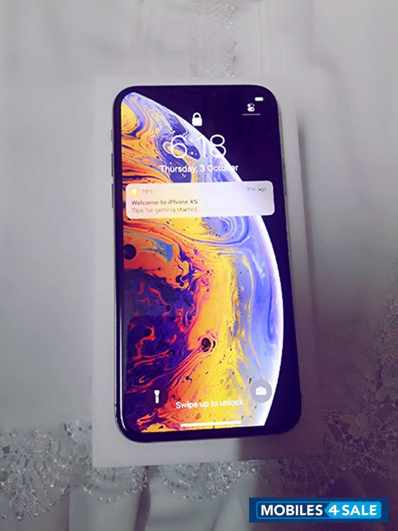 Silver Apple  IPHONE XS 256 GB