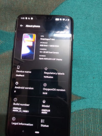 Matte Black OnePlus  Oneplus6