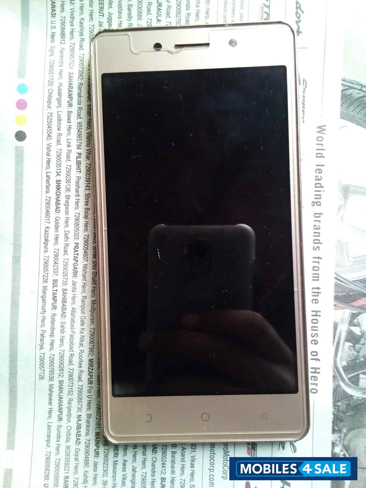 Gold Itel  A41 plus