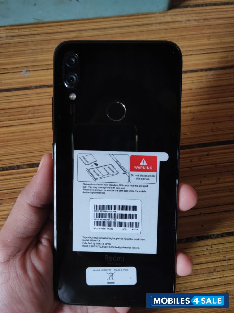 Onyx Black Xiaomi  Redmi Note 7S