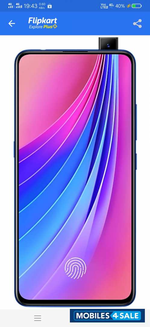 Blue Vivo V-series Vivo v15 pro