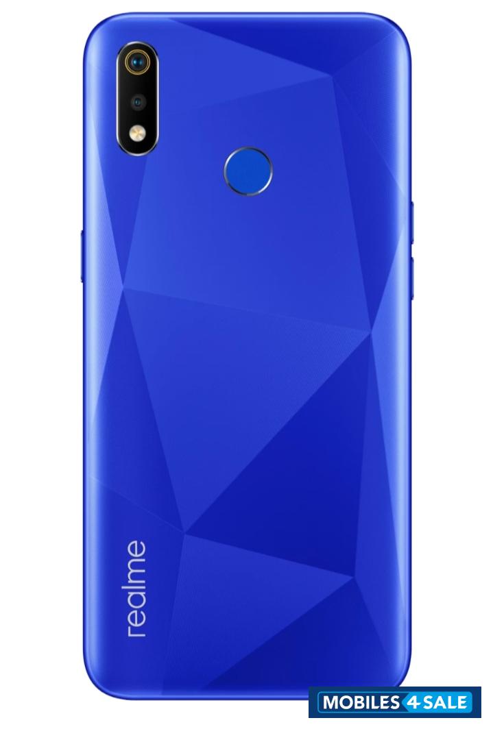 Blue Realme  3i