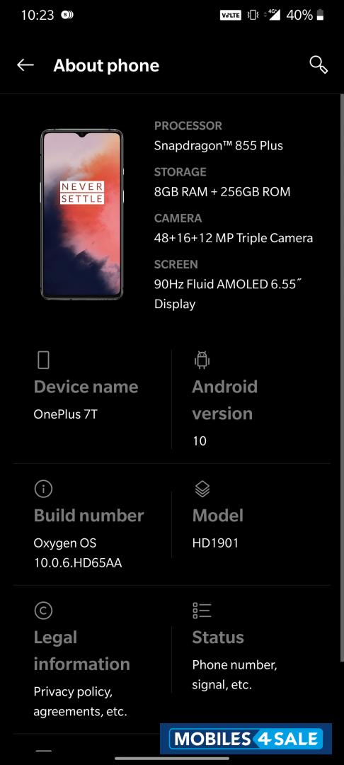 OnePlus  One plus 7T