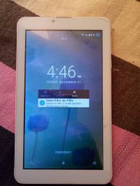 White IKALL 4G Volte dual sim calling tablet