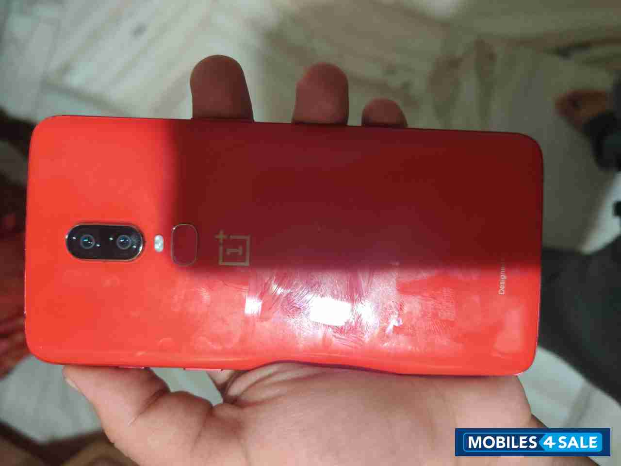 OnePlus  One plus 6 red