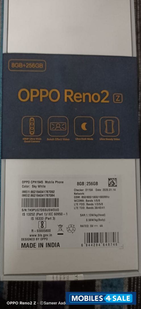 Oppo  reno 2z