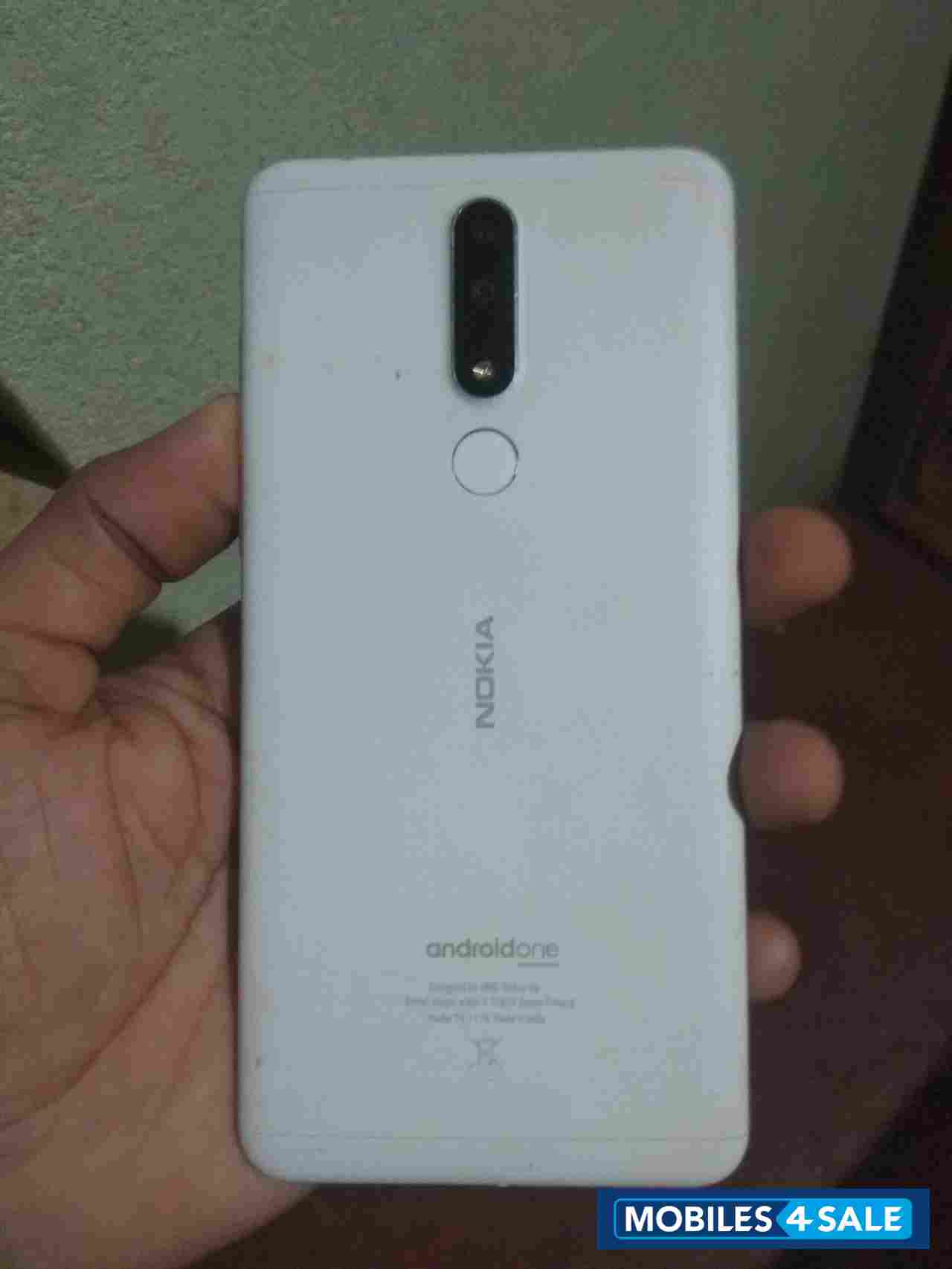 White Nokia  3.1 plus