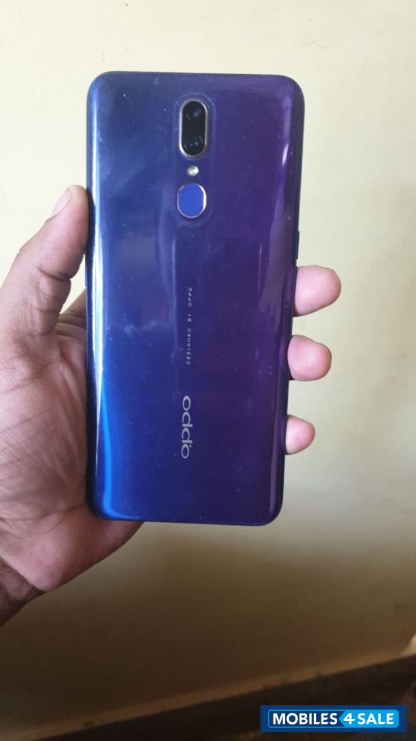 Purple Blue Oppo  Oppo F11