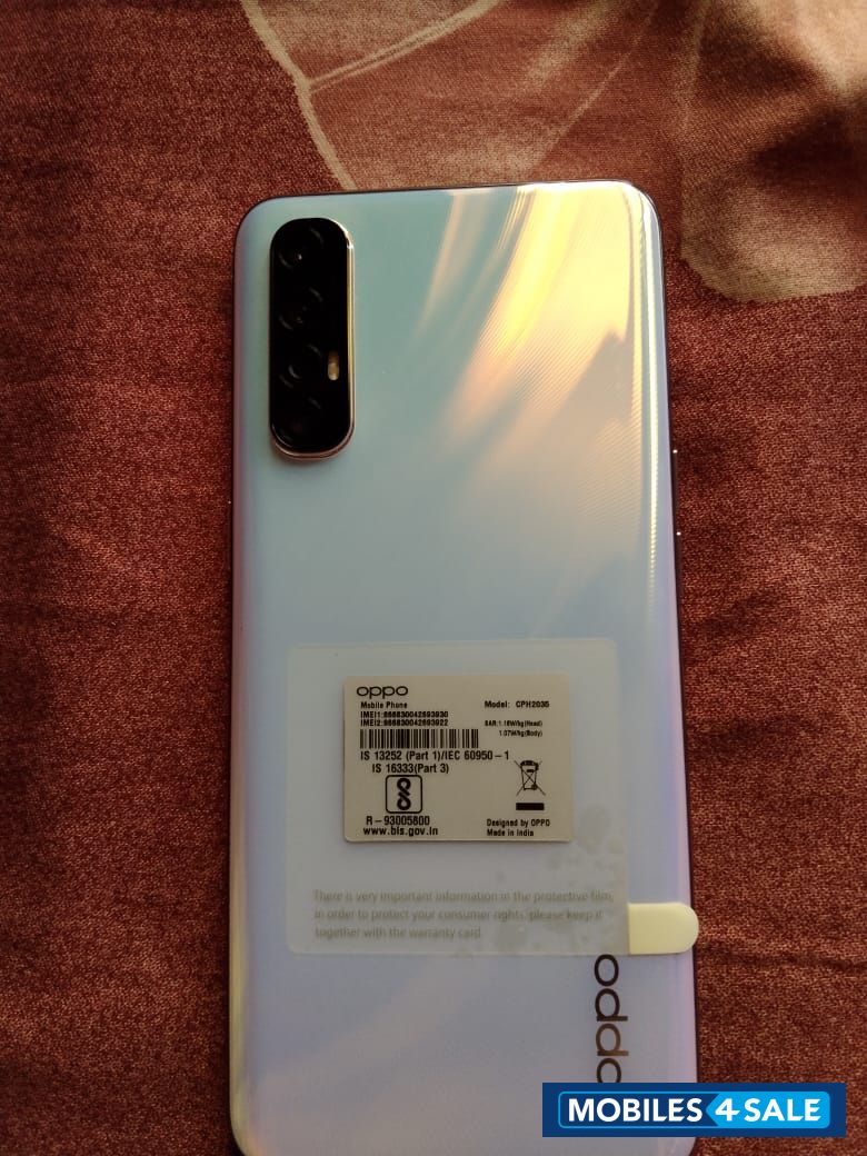 Sky White Oppo  Oppo reno 3 pro