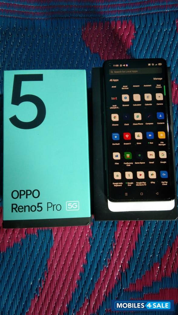 Starry Black Oppo  Reno5 pro 5g