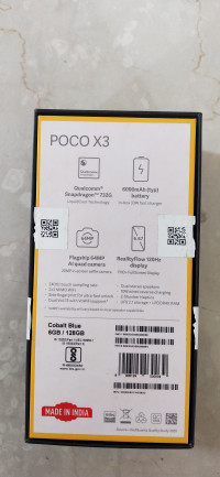 Cobalt Blue POCO  Poco x3, Cobalt blue 128gb