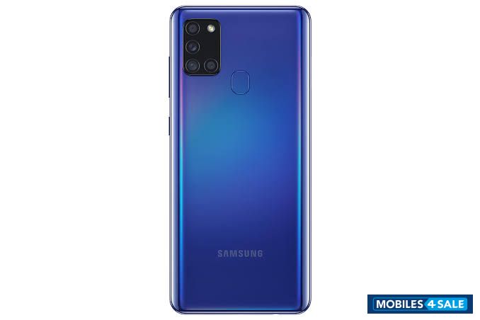 Blue Samsung  A21S