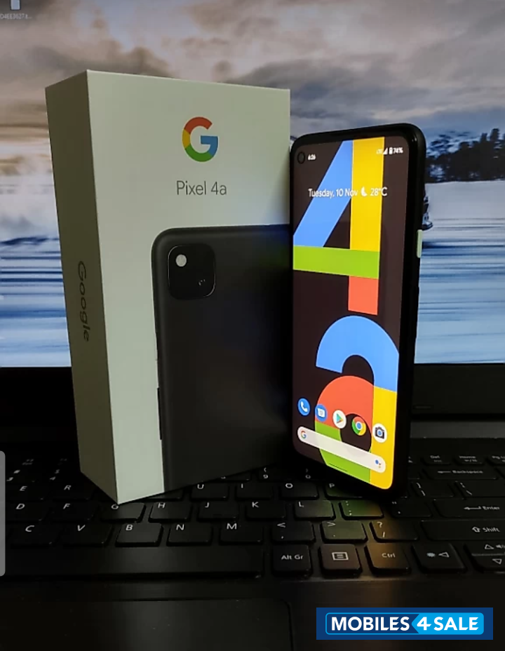 Black Google  pixel 4a