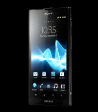 Black Sony Xperia ion