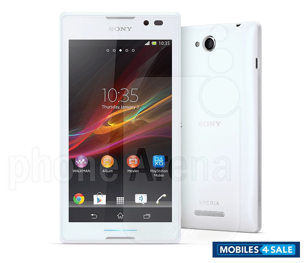 White Sony Xperia C