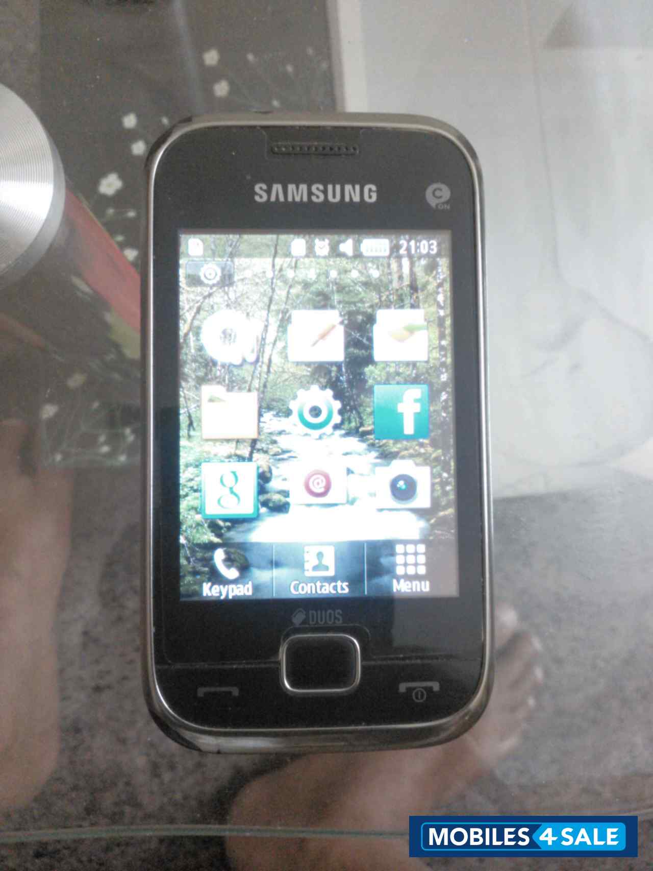 Black Samsung Champ Deluxe Duos C3312