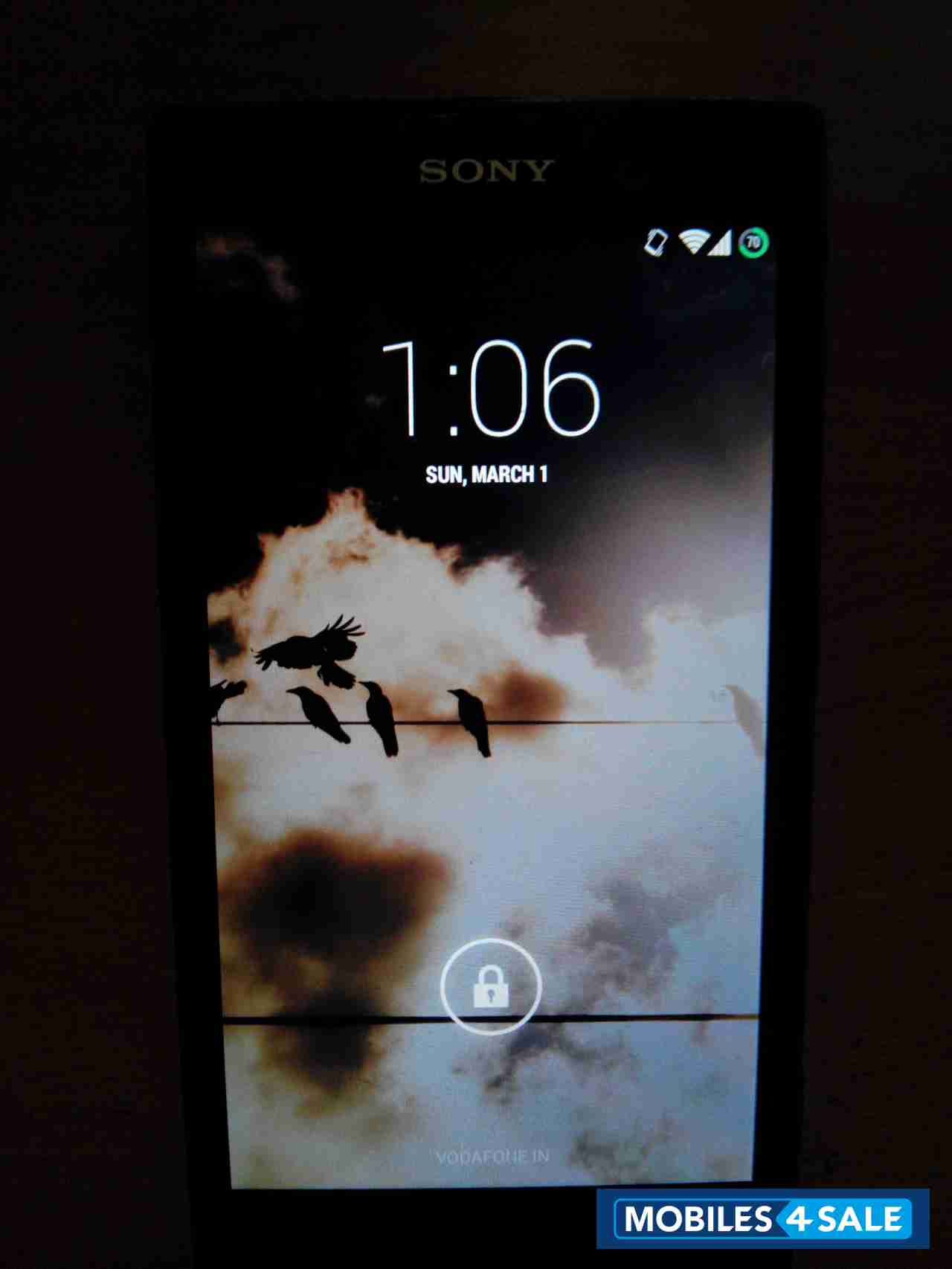 Black Sony Xperia ion