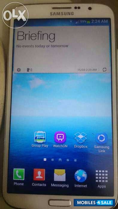 White Samsung Galaxy Mega 6.3 I9200