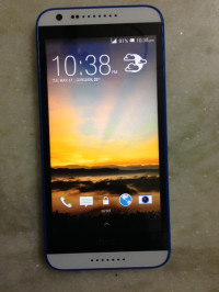 White With Blue Border HTC Desire 620G Dual SIM