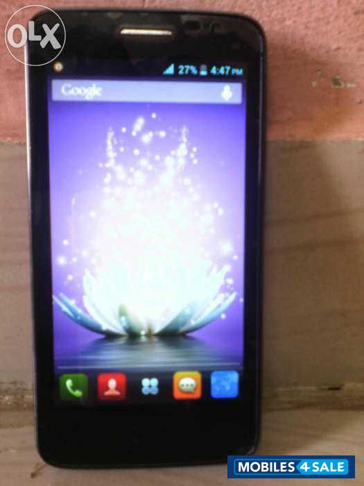 Black Micromax Canvas Juice A177