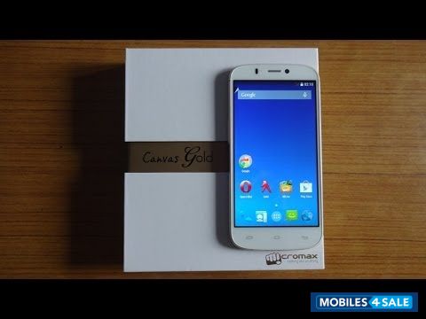 Gold Micromax Canvas 4 Plus A315