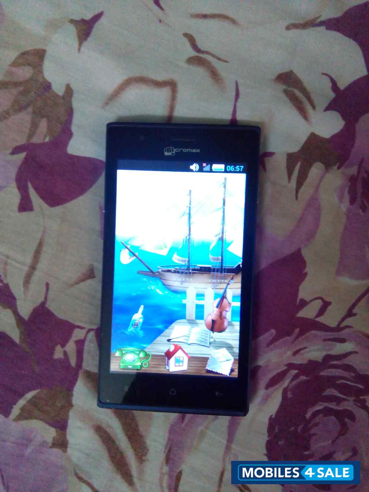 Blue Micromax A075 Bolt