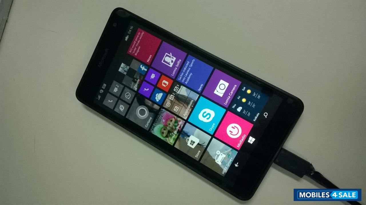 Black Microsoft Lumia 535