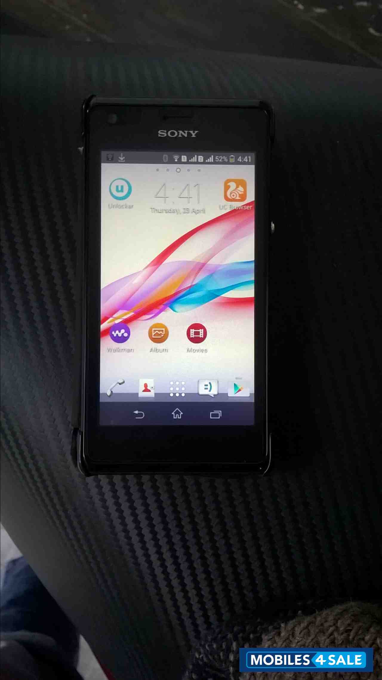 Black Sony Xperia M Dual