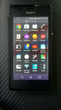 Black Sony Xperia M Dual