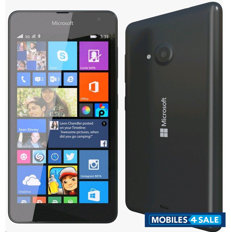 Black Microsoft Lumia 535