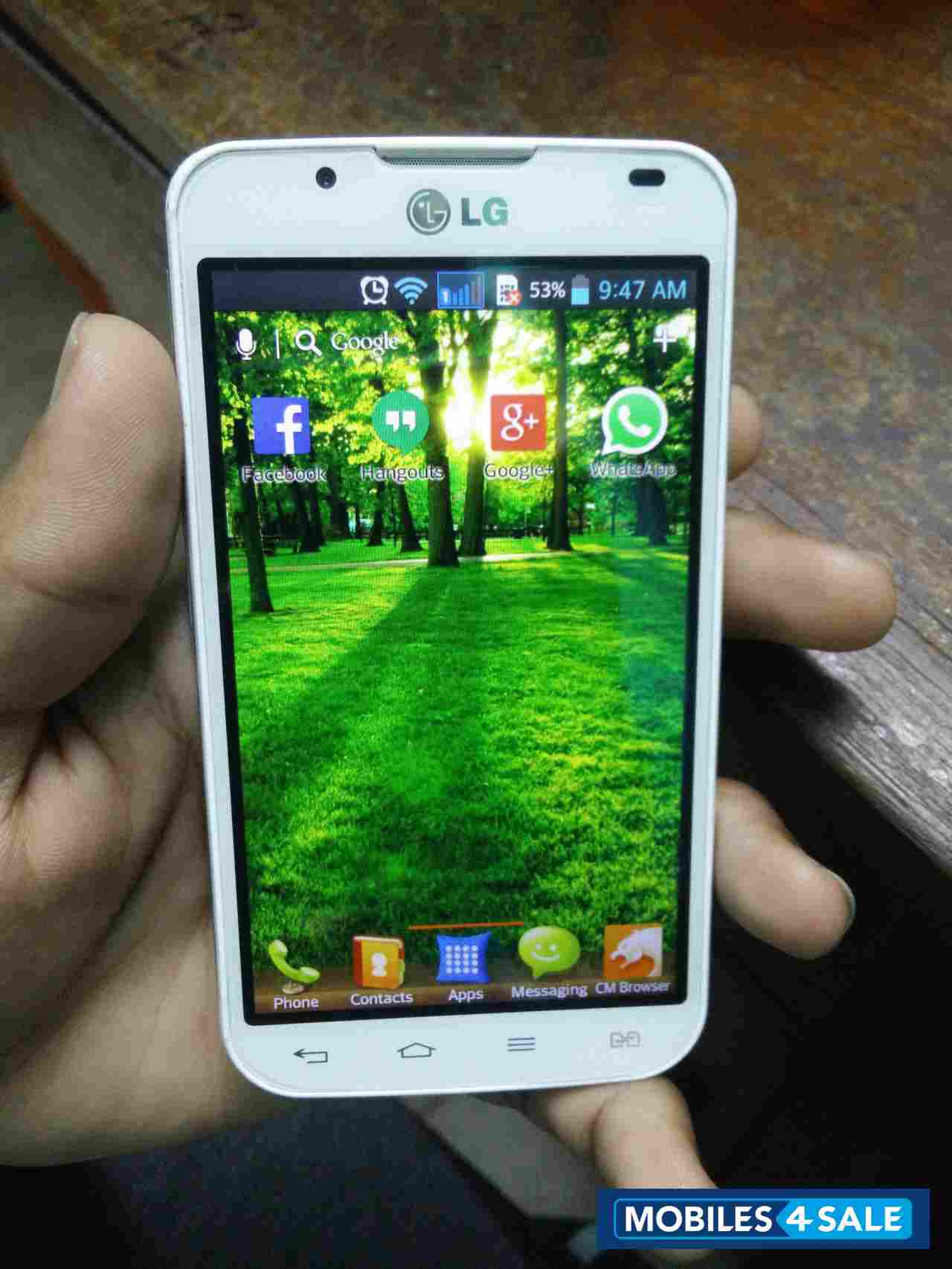 White LG Optimus L7 II Dual P715