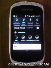 Milky White Samsung Galaxy Music Duos S6012