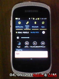 Milky White Samsung Galaxy Music Duos S6012