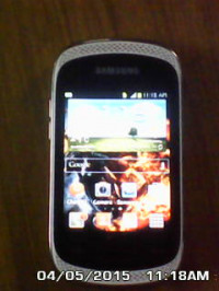 Milky White Samsung Galaxy Music Duos S6012