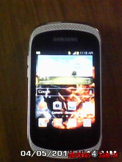 Milky White Samsung Galaxy Music Duos S6012