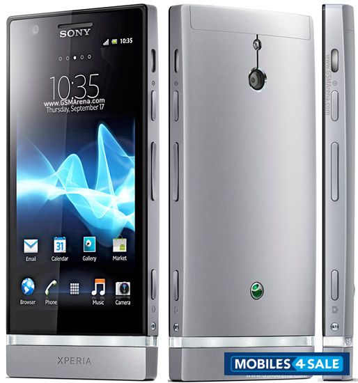 Silver Sony Xperia P