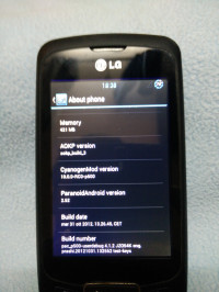 Black LG Optimus One