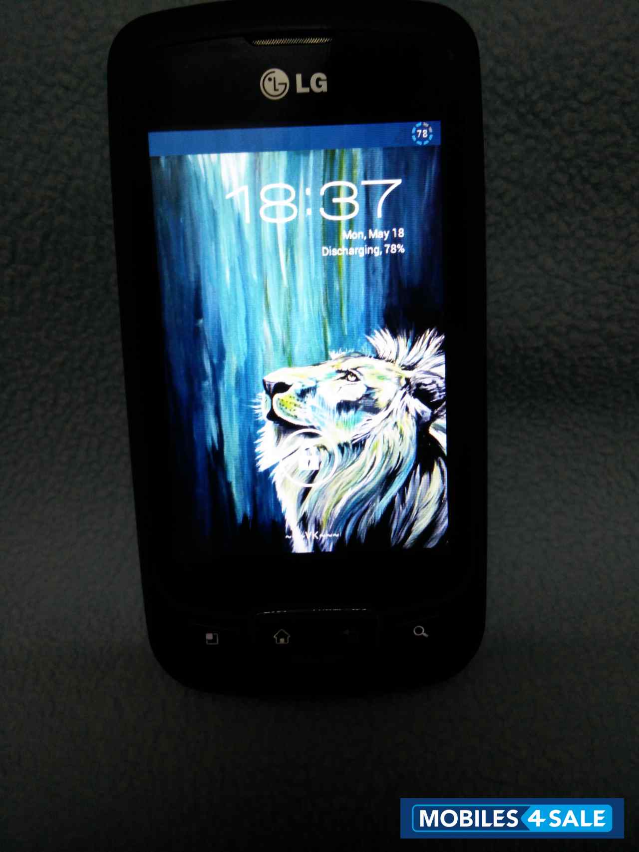 Black LG Optimus One