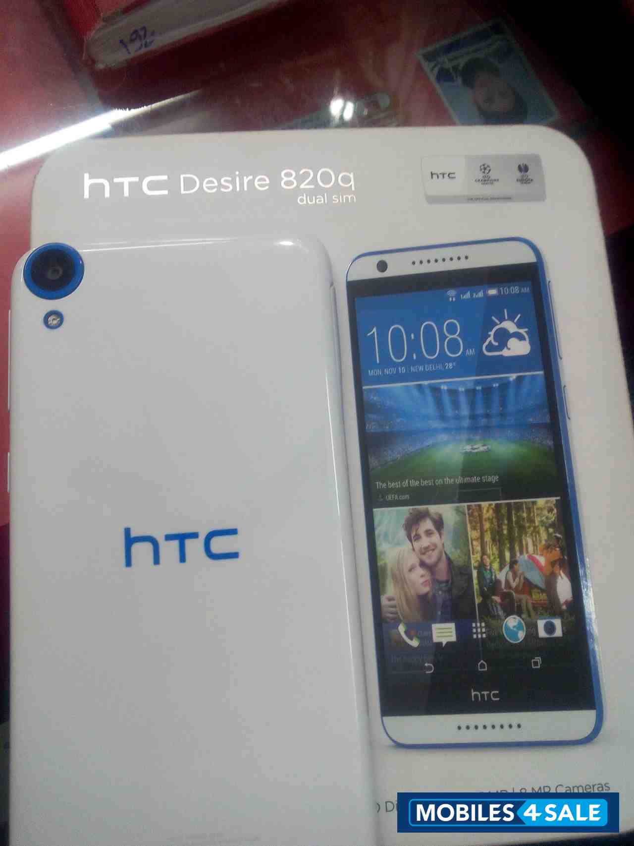 White Blue HTC Desire 820Q