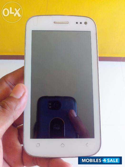 White Micromax Canvas 2 Plus A110Q